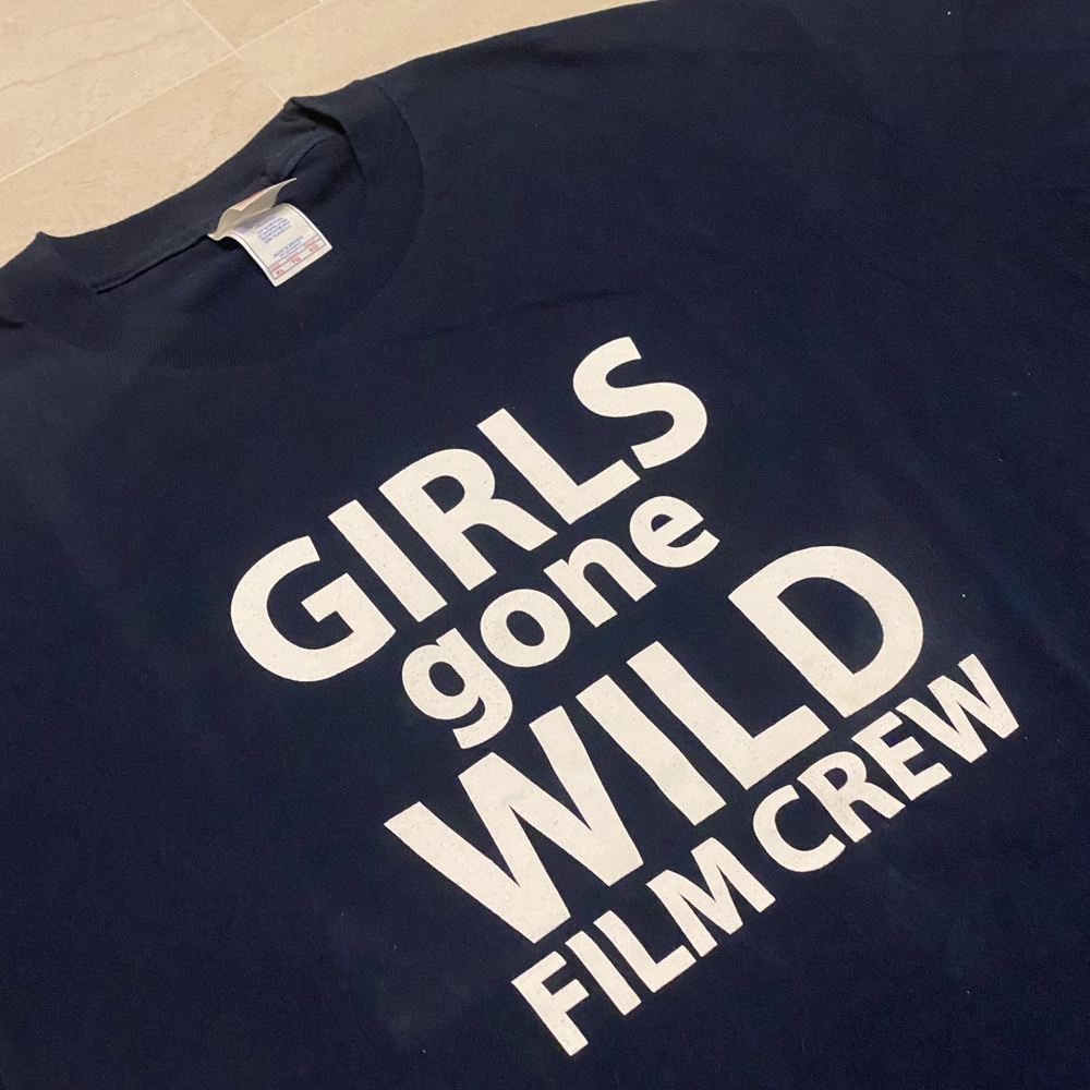 Vintage Original OG Girls Gone Wild Film Crew Promo T-Shirt XL